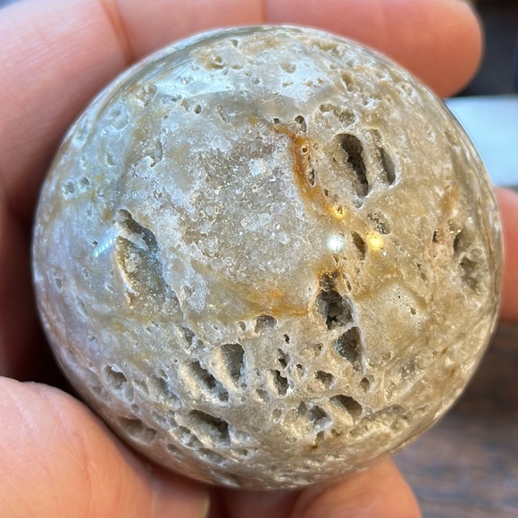 🎄SALE🎄Sphalerite Crystal Sphere With Sparkles! - Picture 5 of 7